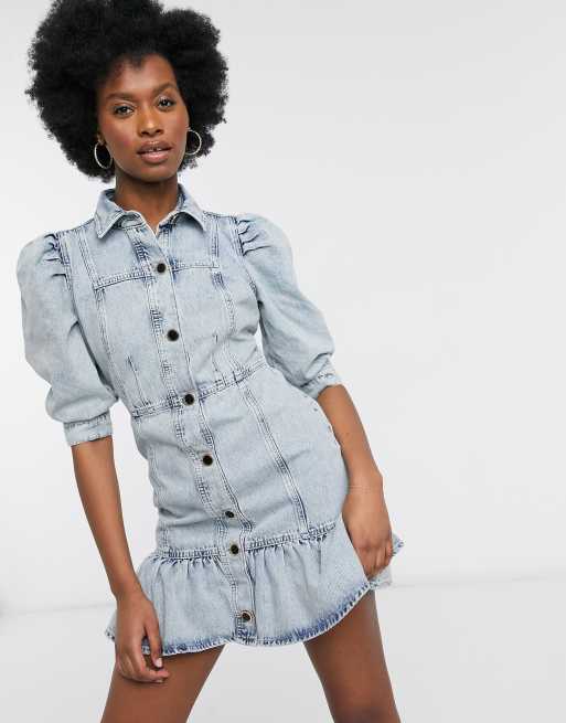 River island denim dress asos on sale