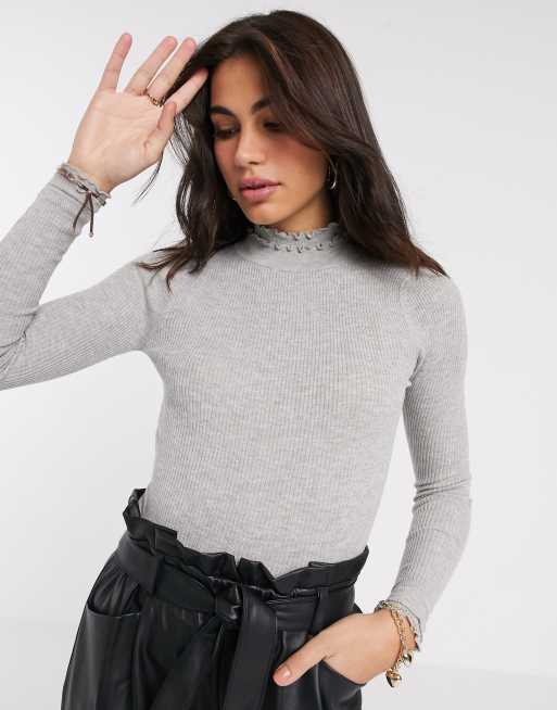 Frill on sale turtleneck jumper