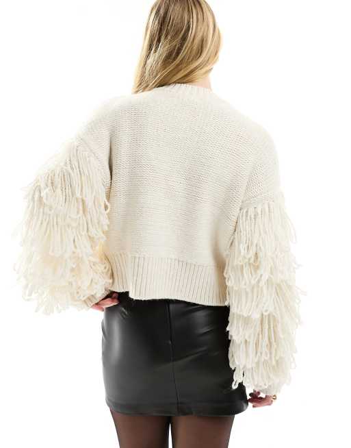 Tassel cardigan hot sale river island