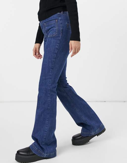 Next POCKET FRONT FLARE JEANS - Flared Jeans - blue/dark blue - Zalando.de