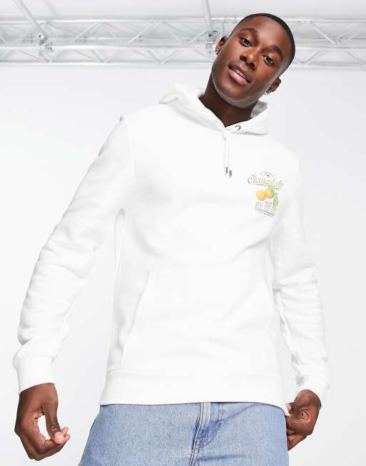 River island 2025 white hoodie