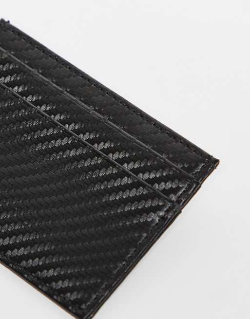 River Island geometric card holder in black , 2 of 3