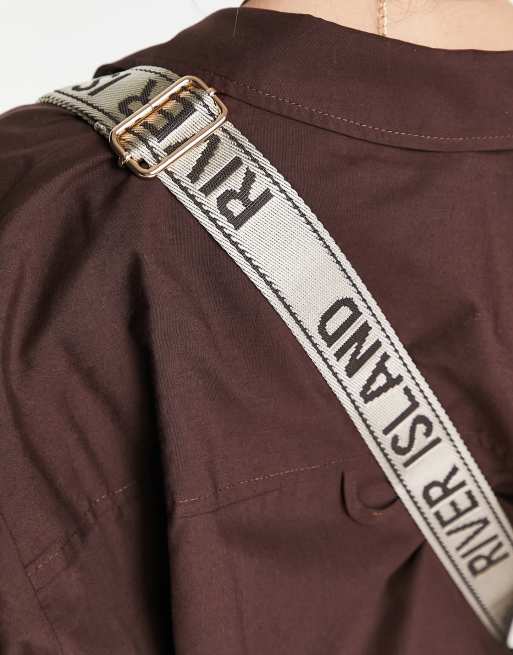 River Island – Gesteppte Tragetasche in Hellrosa mit Umhängeriemen und Tragegriff , 3 von 4