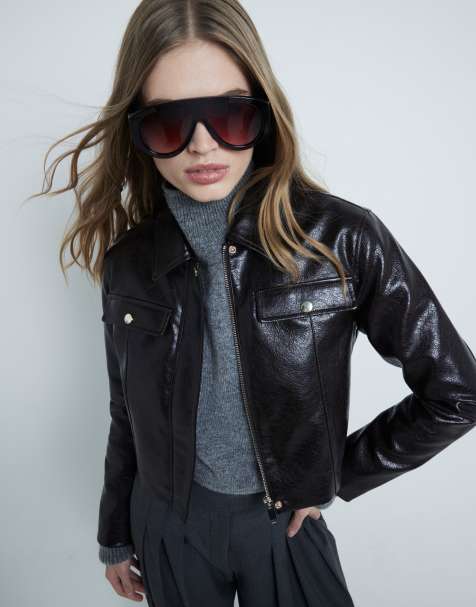 River Island - Giacca harrington marrone scuro - view 1