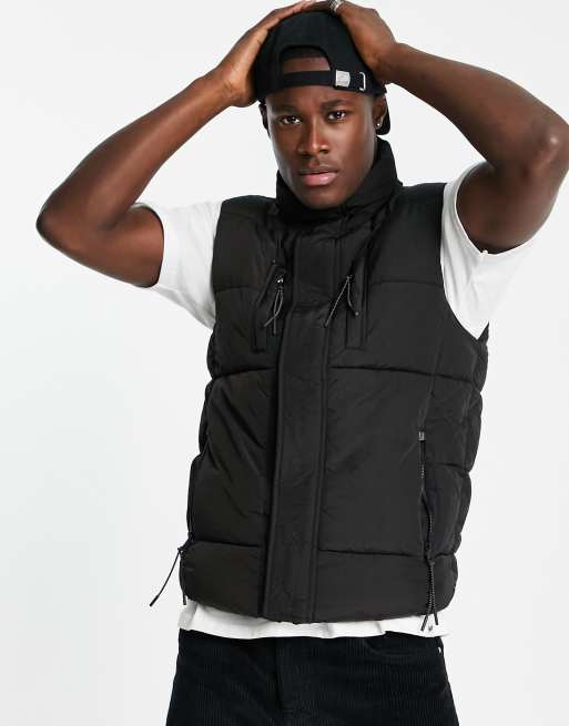 River island best sale black gilet