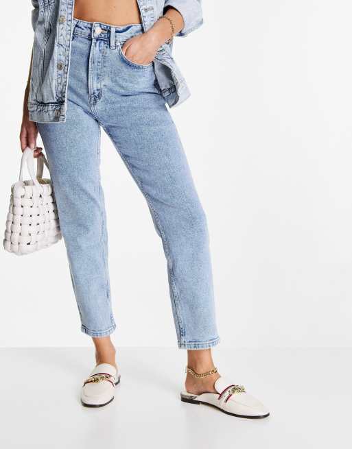River Island – Gräddvita skor med öppen häl, kedja och bred passform, 4 av 4
