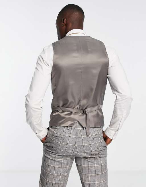 River island deals grey waistcoat