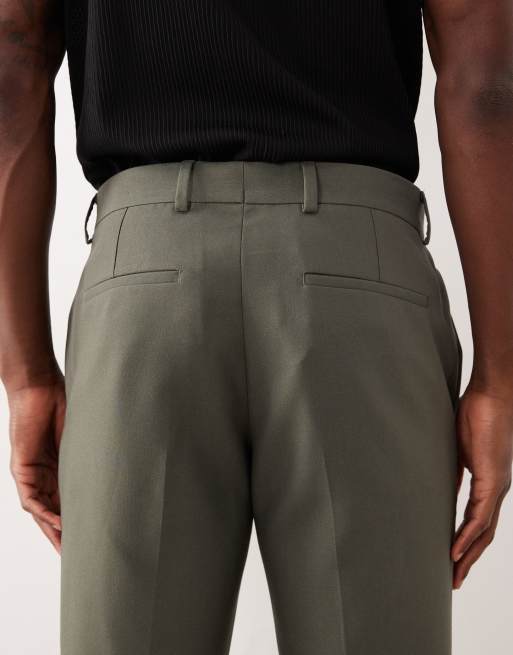 River Island - Grønne skinny habitbukser, 4 af 5