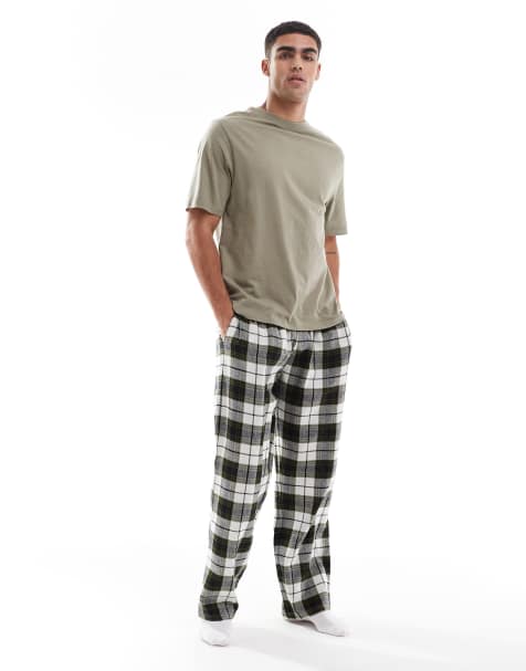 River Island - Grønt pyjamassæt med tern - view 1
