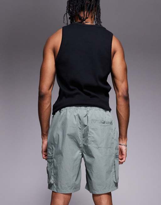 River Island – Gröna cargoshorts, 4 av 5