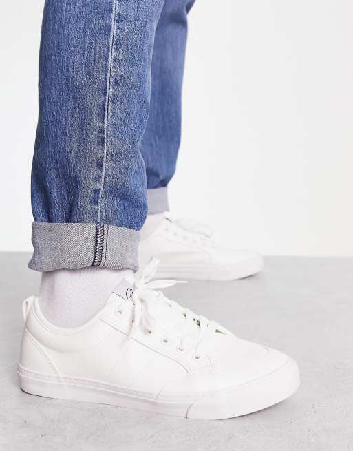 River Island - Gympen met veters in wit