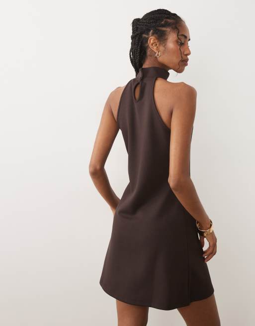 neoprene cocktail dress Fitted Sleeveless Neoprene Gown by Ladivine CH377