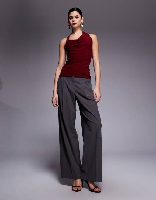 River Island halterneck top in red, 2 of 4