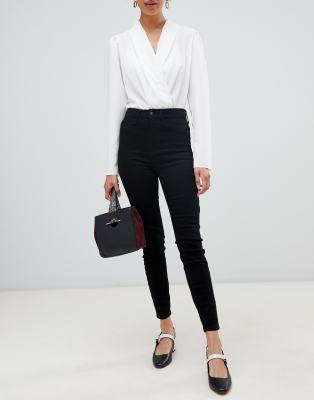 black skinny jeans river island