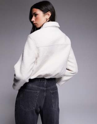 River Island Harrington Jacket In White