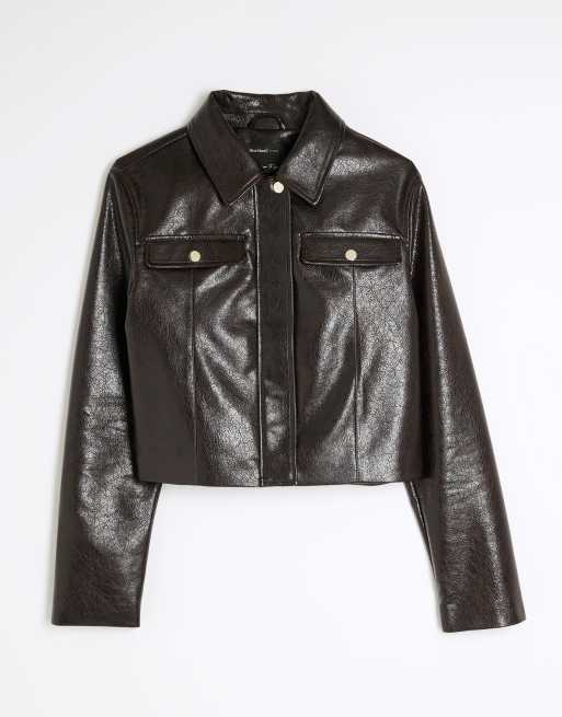 ジャケット・アウター PAIR SLOPE short leather Harrington jkt Leather Harrington Jacket | Autograph | M&S