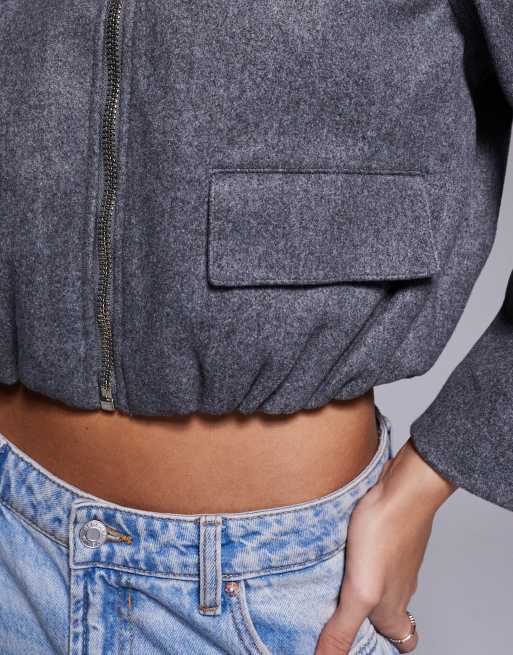 River Island harrington jacket in grey , 4 of 4
