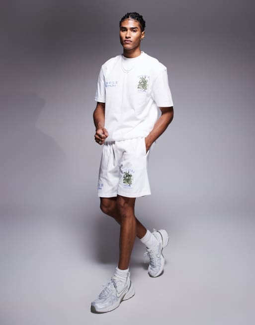 River Island - Hayashima - Hvide shorts - Del af sæt, 3 af 5
