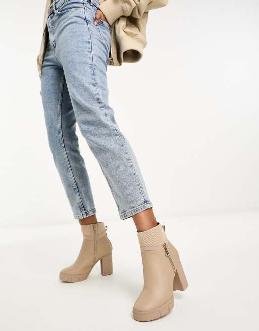 River island hot sale blue boots