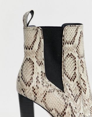 river island snake print boots