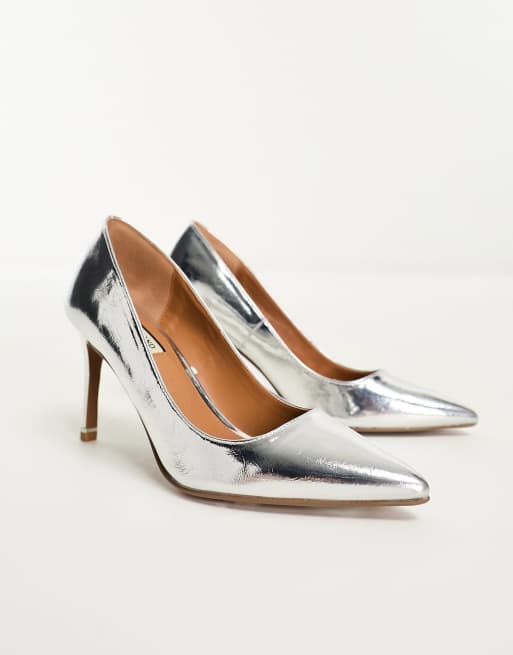 Silver court best sale heels uk