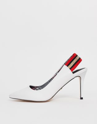 river island white court shoes