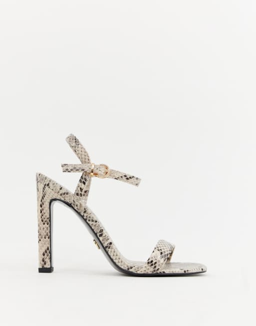 River island sale snake print heels