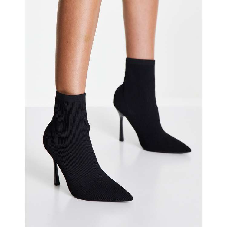 Black sock outlet boots zara