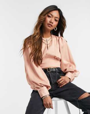 asos silk top