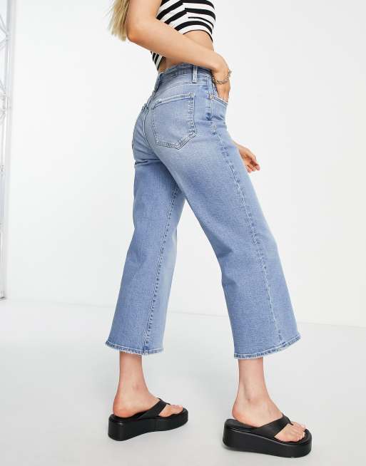 Straight cropped high rise on sale jean