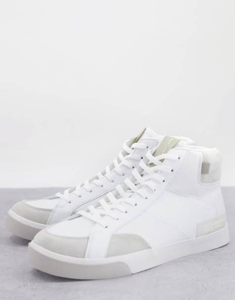 River Island high top sneaker in white - view 1