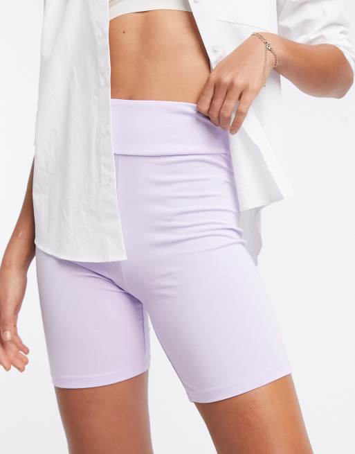 lilac legging shorts