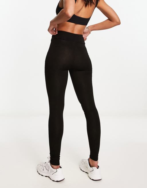 River Island high waisted leggings in black