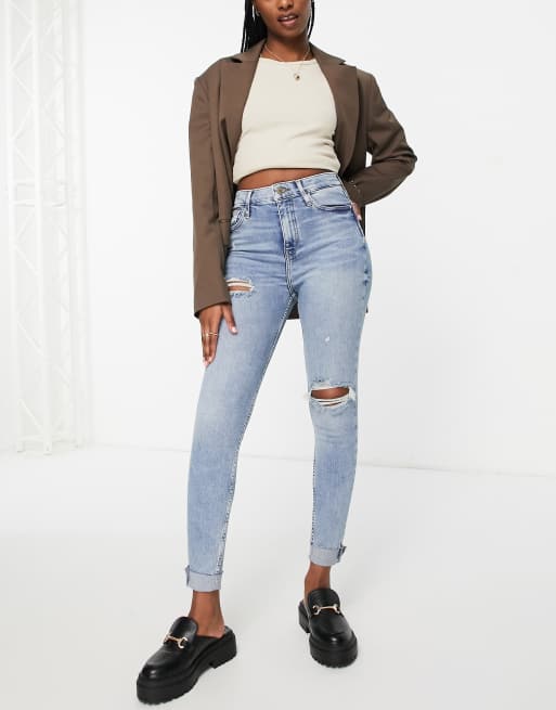 High rise sculpting store jeans