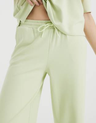 RIVER ISLAND HIGH WAISTED WIDE LEG SWEATPANTS 