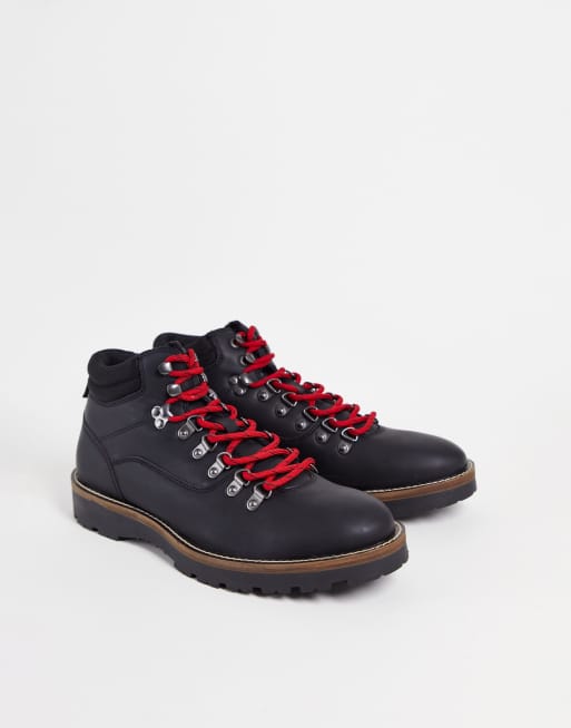 River Island hiker boot in black