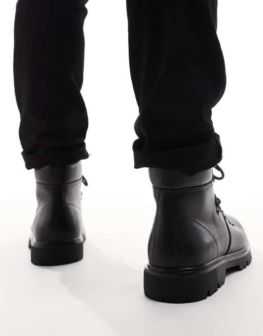 River Island hiker boot in black