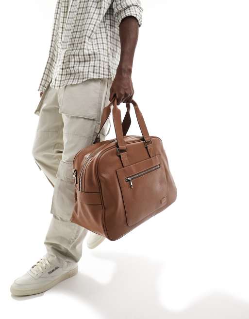 River Island holdall in light brown