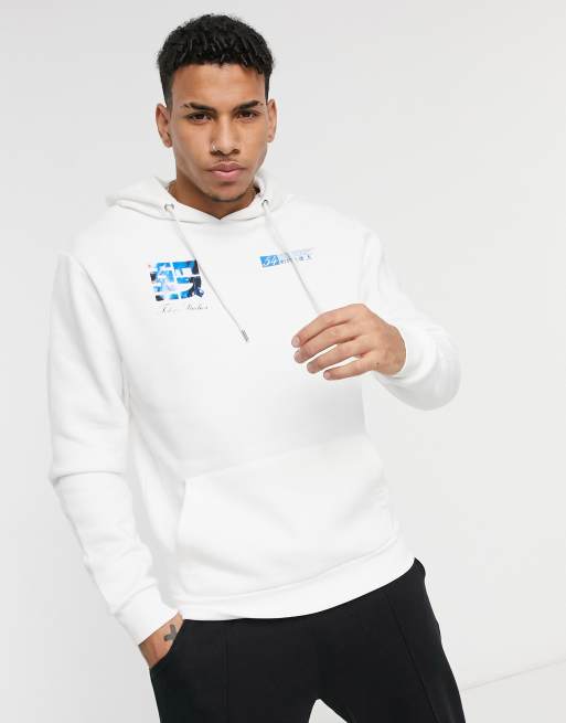 River island best sale white hoodie