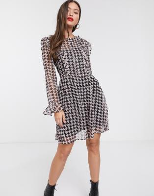 houndstooth dress