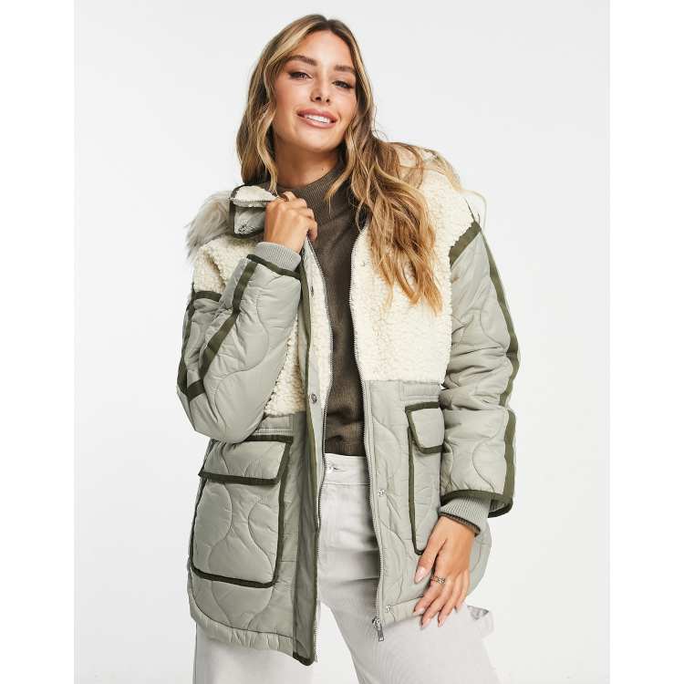 Asos river outlet island coats