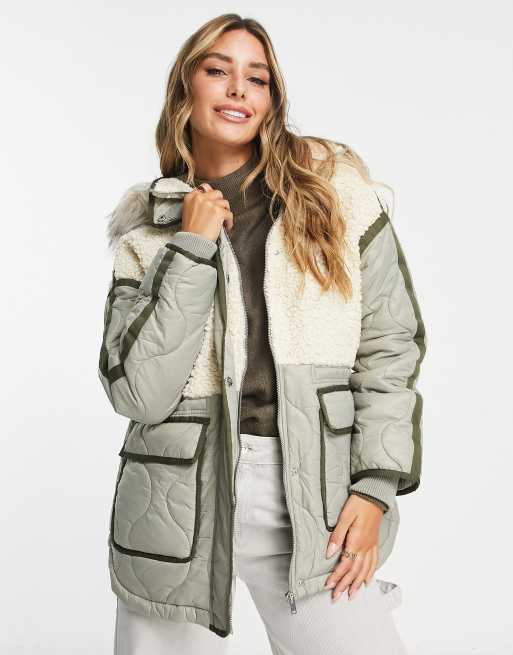 River island parka hot sale coats ladies