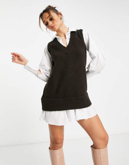 Shirt 2024 skirt jumper