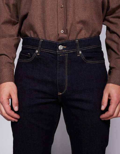 River Island – Indigoblå, tvättade jeans med skinny passform, 5 av 5