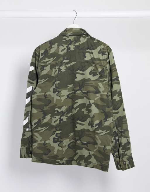 River island camo jacket on sale