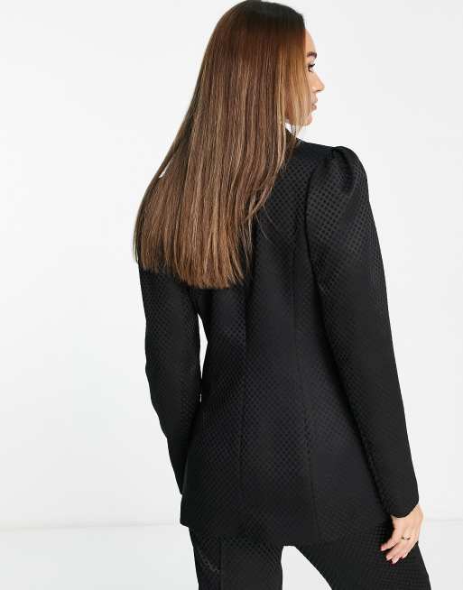 River island blazer with snake print in on sale black