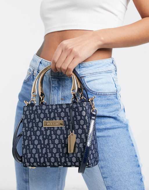 Mini T Monogram Denim Tote: Women's Handbags, Crossbody Bags