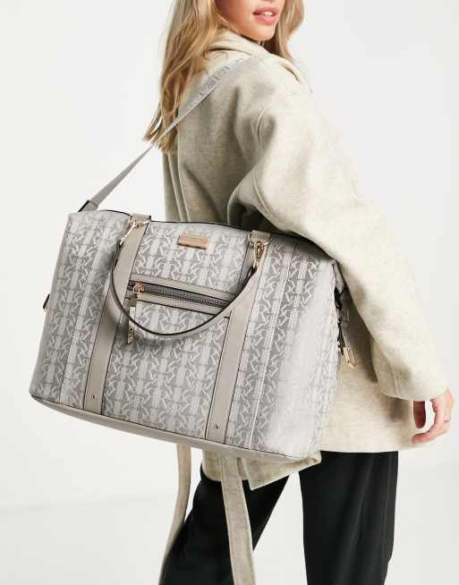 River island grey weekend bag new arrivals