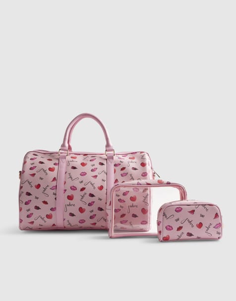 River Island Jadore travel bag bundle in pink - view 1