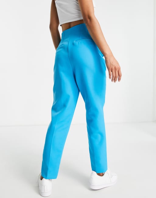 River Island – Jaskrawoniebieskie dopasowane spodnie – część zestawu, 3 z 4